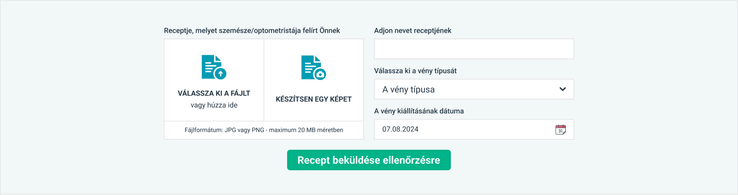 Discount voucher for uploading your glasses prescription