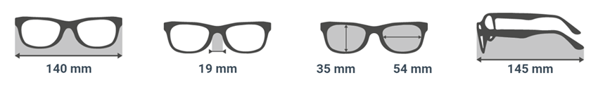Szemüveg méretei