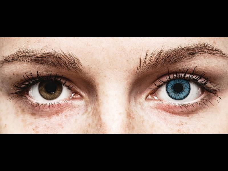 Kék Pacific SofLens Natural Colors kontaktlencse - dioptria nélkül (2 db lencse)